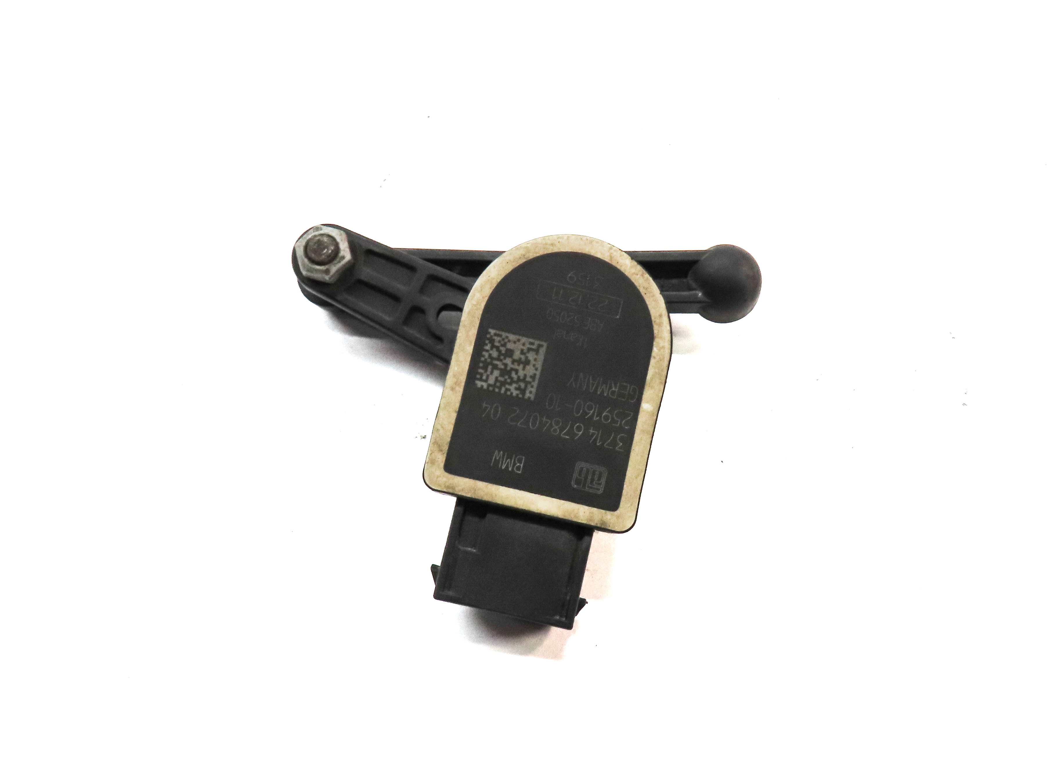 2012 BMW X3 (F25) REAR LEFT SUSPENSION HEIGHT LEVEL SENSOR — exact item pictured